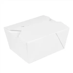 Boite Américaine "THE PACK" 780ml - 113x90x63mm Blanche